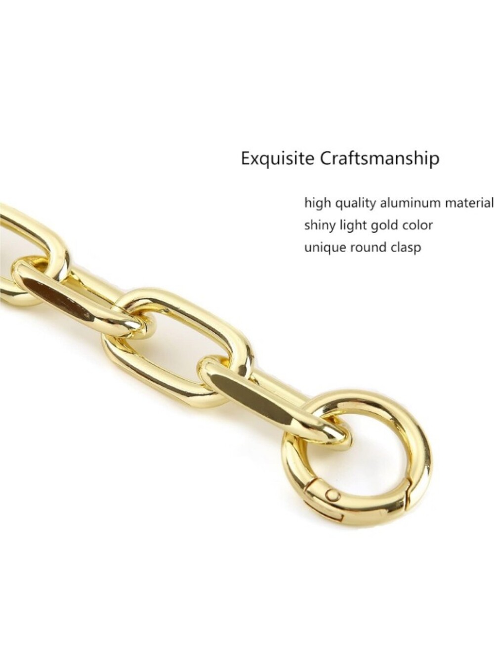 Gold Bag Chain Extender - Picture 2 of 6
